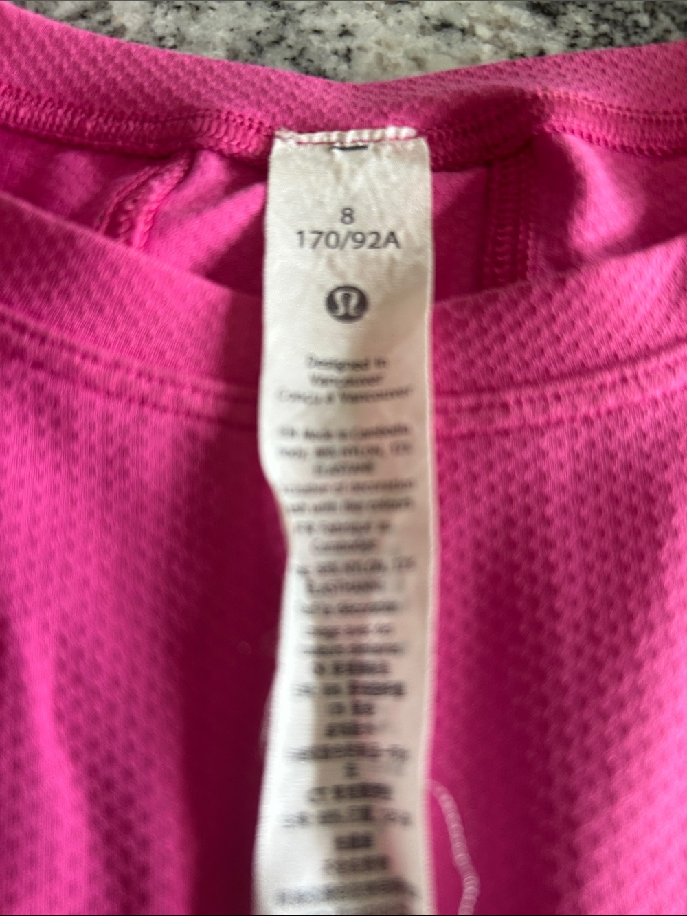 lululemon athletica Vibrant Hot Pink Short Sleeve Tee - Picture 2 of 4
